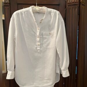 Madewell White Long Sleeve Shirt Size Small